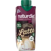 Vanilla Latte Protein Caffe 33cl Naturdiet