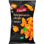 Sötpotatischips Havssalt 90g Estrella