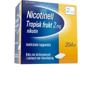 Nicotinell Tropisk frukt Medicinskt tuggummi 2mg 204-p