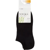 Strumpa Bambu Hidden Svart stl 36-38 3-p Mywear