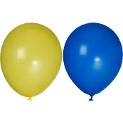 Ballonger Blå och gul 10-p