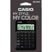 Miniräknare Casio MS20-UC svart CASIO