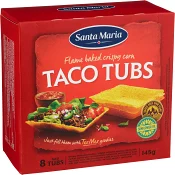 Taco tubs 8-p 145g Santa Maria