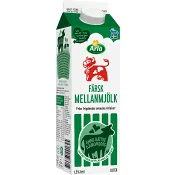 Mellanmjölk 1,5% 1l Arla Ko 