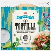 Soft tortillas Large 6-p 370g ICA