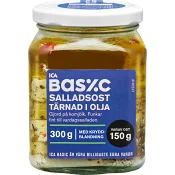 Salladsost Tärnad i olja 300g ICA Basic