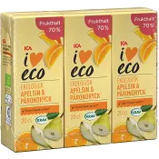 Fruktdryck Apelsin & päron 20cl 3-p ICA I love eco