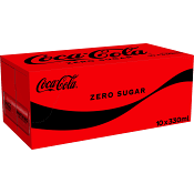Läsk Cola Zero 33cl 10-p Coca-Cola