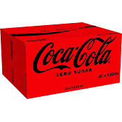 Läsk Cola Zero 33cl 20-p Coca-Cola