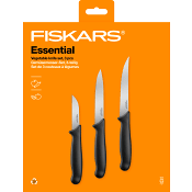 Grönsaksknivar Essential 3set Fiskars