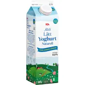 Lättyoghurt Naturell 0,5% 1000g ICA