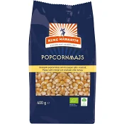 Popcorn Ekologiska 400g Kung markatta