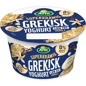 Grekisk Yoghurt Vanilj 0,2% 200g Arla®