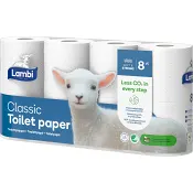 TOALETT CLASSIC 8-pack Lambi