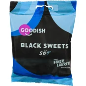 Godis Sötlakrits Black Sweets 100g GOODISH