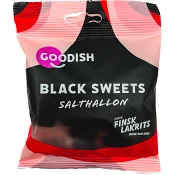 Godis Black Sweets Salthallon lakrits 100g GOODISH