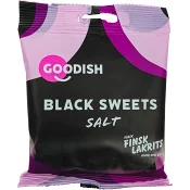 Godis Saltlakrits Black Sweets Salt 100g GOODISH