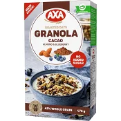 Granola Cacao, Almond & Blueberry 475g AXA
