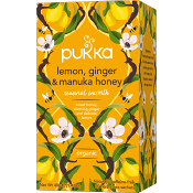 Te Lemon ginger & manuka honey Ekologisk 20-p Pukka