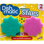 Rengöringssvamp 2-pack Wonder Stars Dishmatic