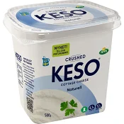 Cottage Cheese Naturell crushed 4,3% 500g KESO®