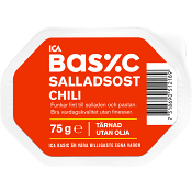 Salladsost chili tärnad 75g ICA Basic