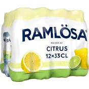 Vatten Kolsyrad Citrus 33cl 12-p Ramlösa