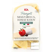Triangoli Mozarella/Tomat & Oliv 250g ICA