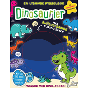 Aktivitetsbok med lysande klistermärken - Dinosaurier