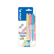 Frixion light soft 3-pack
