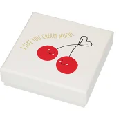 Presentbox Cherries 11x11x3cm