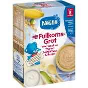 Min Fullkornsgröt Yoghurt, Päron & Banan 8m 16p Nestle