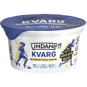Kvarg Blåbär & Vanilj Utan tillsatt socker 0,2% 150g Lindahls