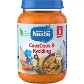 Barnmat Couscous & Kyckling 8 mån 190g Nestle