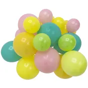Ballong mixade färger 20-p Happy Party