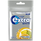 Tuggummi White Sweet fruit 29g Extra