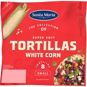 Tortilla White Corn Small 8-p Santa Maria