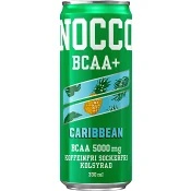 Funktionsdryck BCAA Caribbean Koffeinfri Sockerfri 33cl Nocco
