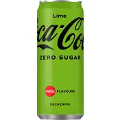 Läsk Cola Lime Zero 33cl Coca-Cola