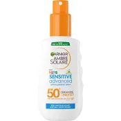 Solskydd Kids Sensitive Advanced Protection Spray SPF50 150ml Ambre Solaire