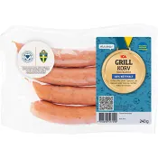 Grillkorv med prästost 83% kötthalt 240g ICA