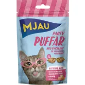 Kattgodis Partypuffar med kyckling 60 Gram Mjau