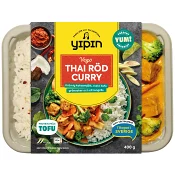 Röd Curry Thailändsk friterad Tofu 400g Yipin