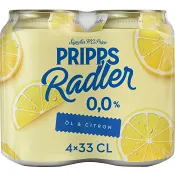 Öl Radler Citron alkoholfri 0,0% 4x33cl Pripps