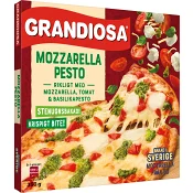 Pizza Stenugnsbakad X-tra Allt Mozzarella & Pesto 350g Grandiosa