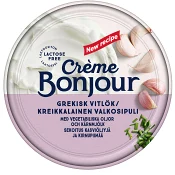 Färskost Grekisk vitlök laktosfri 100g Creme Bonjour