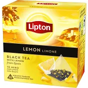 Te Svart Lemon Pyramid 20p Lipton