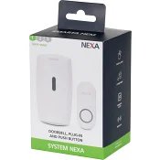 Dörrklocka trådlös 230 V Plugin NEXA
