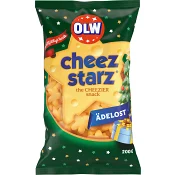 Ostsnacks cheez starz ädelost 200g Olw