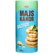 Majskakor Lättsaltade 130g ICA